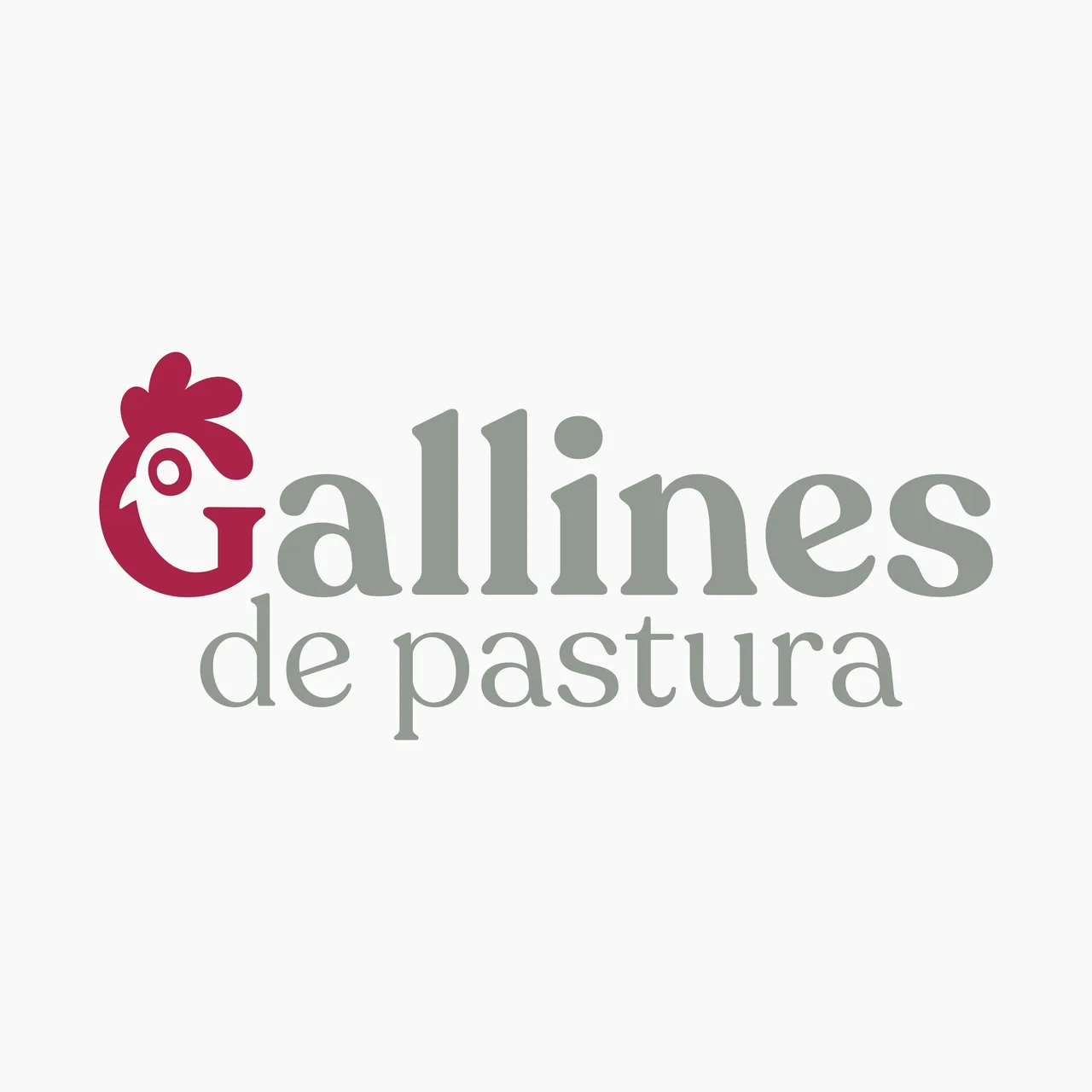 Gallines de Pastura logo with a pink hen forming the G